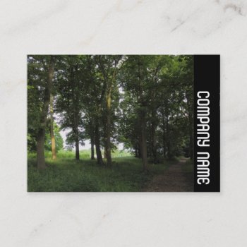 Side Band - Woods  Bute Park Cardiff Business Card by artberry at Zazzle