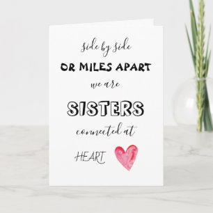 Side by side bridesmaid Proposal Folded Card