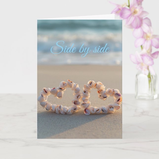 Side by side card (Orchid)