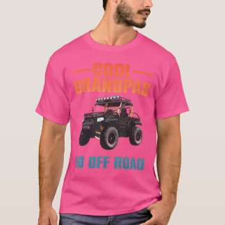 Side by Side Design for Grandpa Men Off Road UTV S T-Shirt