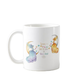 Side by Side or Miles Apart Long Distance Mug Set