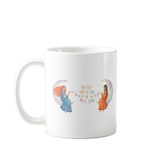 Side by Side or Miles Apart Sentimental Mug Set