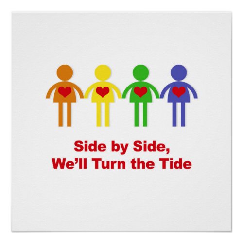 Side by Side Well Turn the Tide Poster