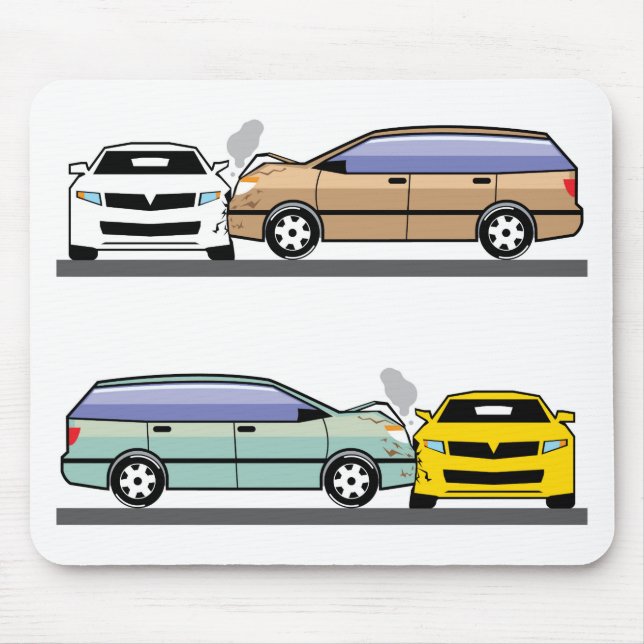 Side car crash mouse pad (Front)