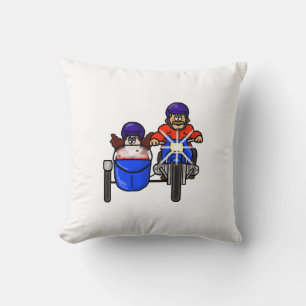 Side Car Motorcycle Couple Pillow Customize It!