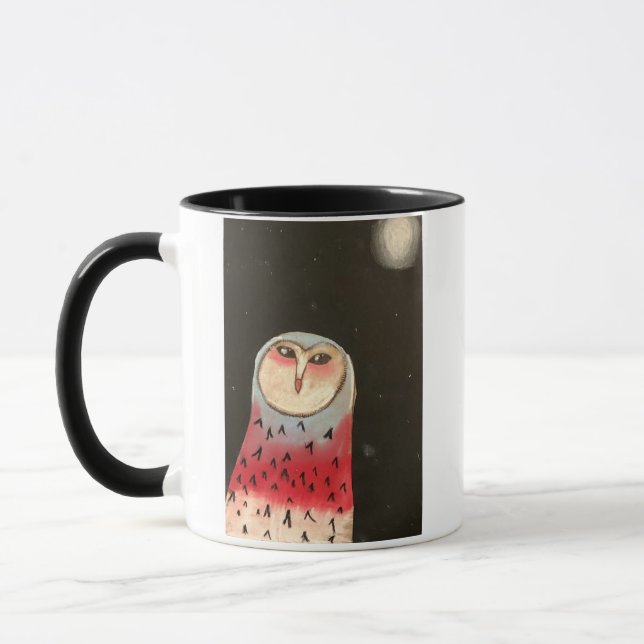 Side-Eye Owl Mug (Left)