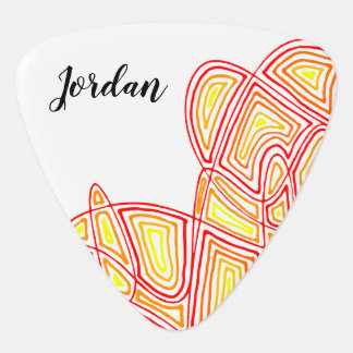Side Fire Personalized Guitar Pick