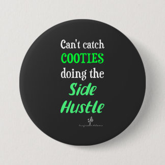 Side Hustle Cooties Neon Green Text Button