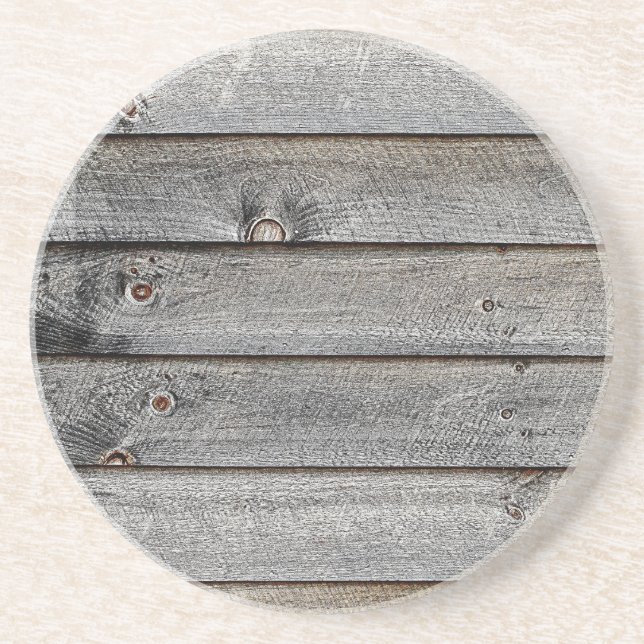 Side of a barn sandstone coaster (Front)