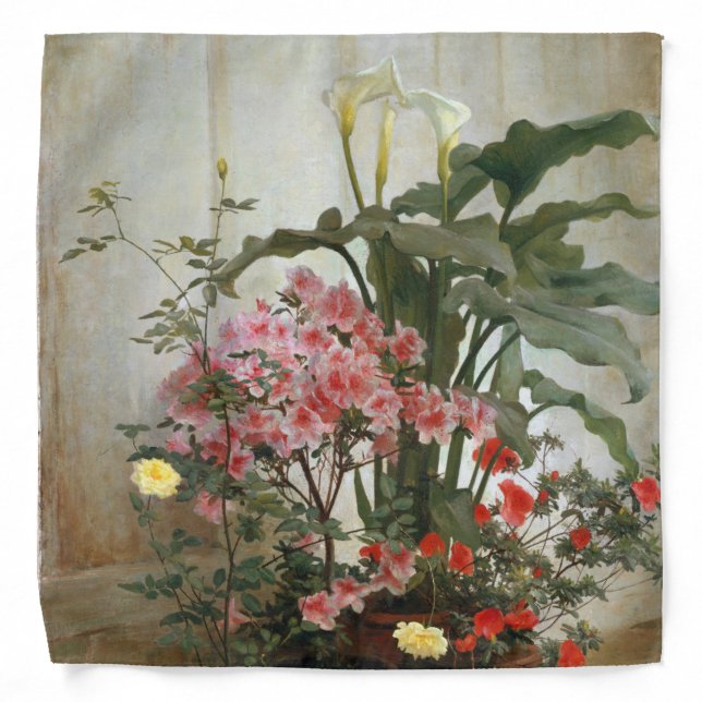 Side of a Greenhouse by George Cochran Lambdin Bandana (Front)