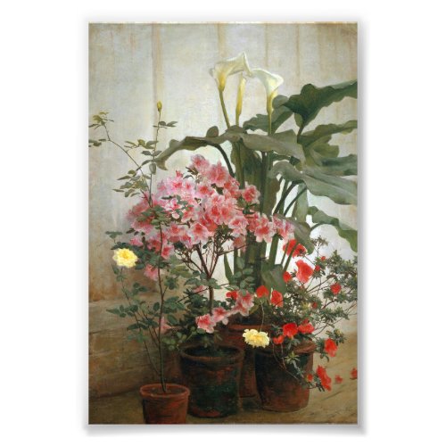 Side of a Greenhouse by George Cochran Lambdin Photo Print