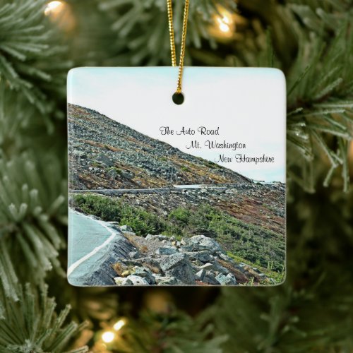 Side of Mt Washington Ornament