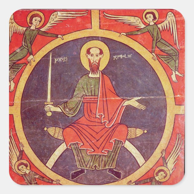 Side panel from an altarpiece square sticker (Front)