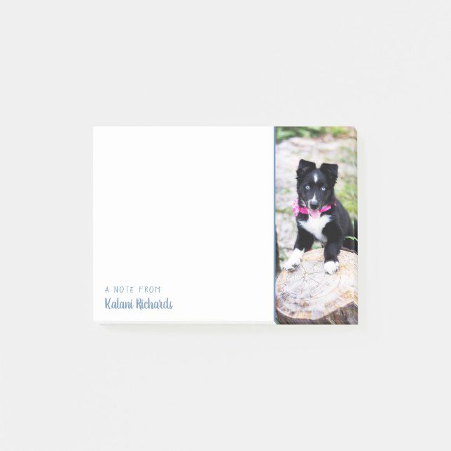 Side Photo Personalized Notes (Front)