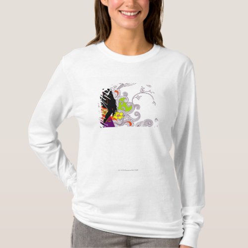 Side profile of a woman posing T_Shirt