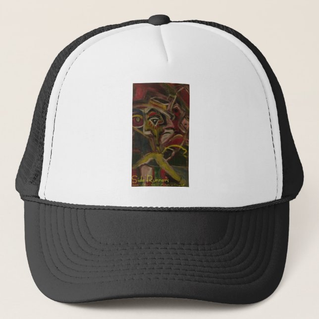 side runners trucker hat (Front)