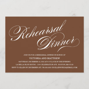 SIDE SCRIPT   REHEARSAL DINNER INVITATION