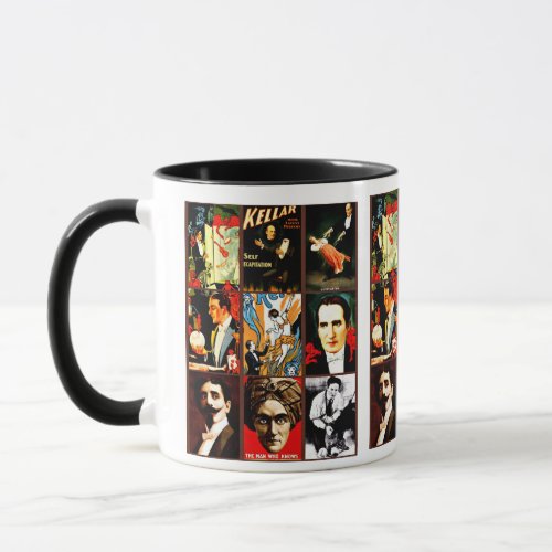 side show freaks magicians illusionists psychics mug