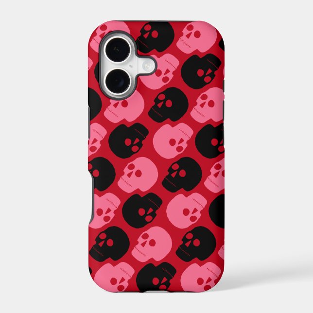 Side Skulls Pattern Case-Mate iPhone Case (Back)