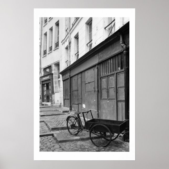 Side Street in Paris Poster (Front)