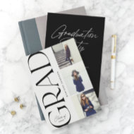 Side Typography Graduation 2022 3 Photo  Party Invitation