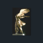 Side view of the Victory of Samothrace (Parian mar Canvas Print<br><div class="desc">Image:92583  Side view of the Victory of Samothrace (Parian marble) (see also 94601-03 and 154093).  Louvre,  Paris,  France,  Peter Willi.  Art,  Fine Art.</div>