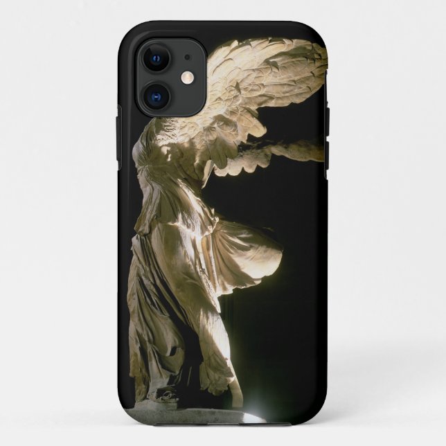 Side view of the Victory of Samothrace (Parian mar Case-Mate iPhone Case (Back)
