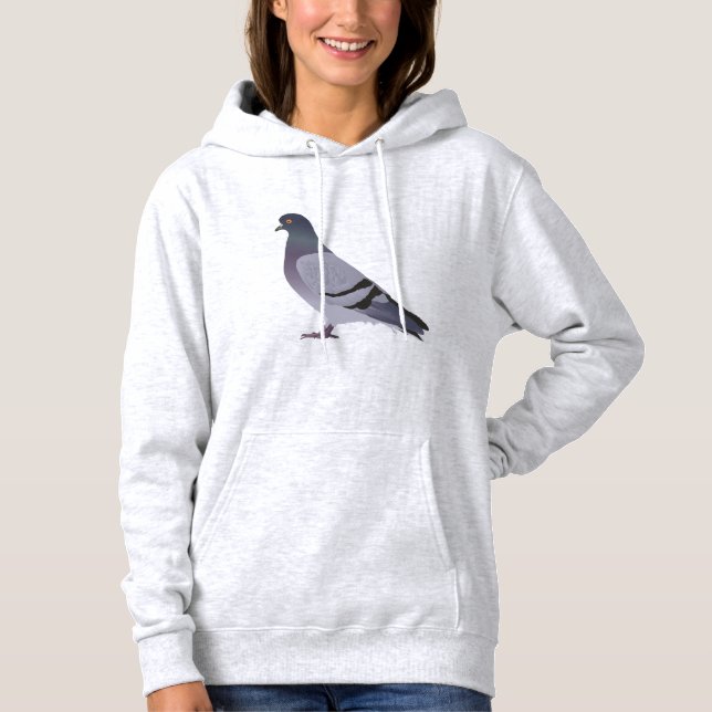 Side View Pigeon Hoodie (Front)