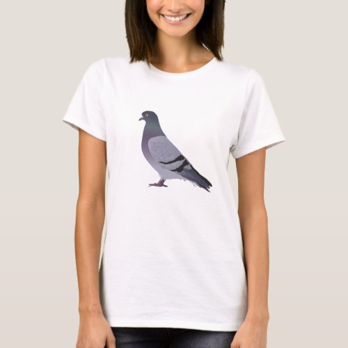 Side View Pigeon T_Shirt