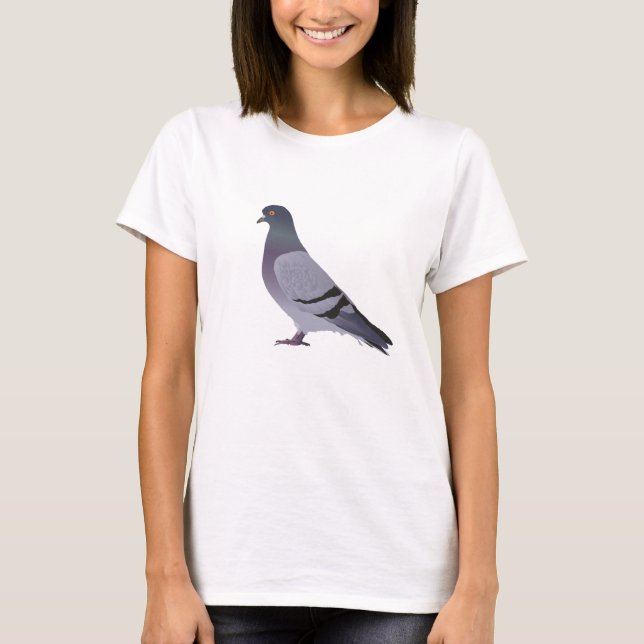 Side View Pigeon T-Shirt (Front)
