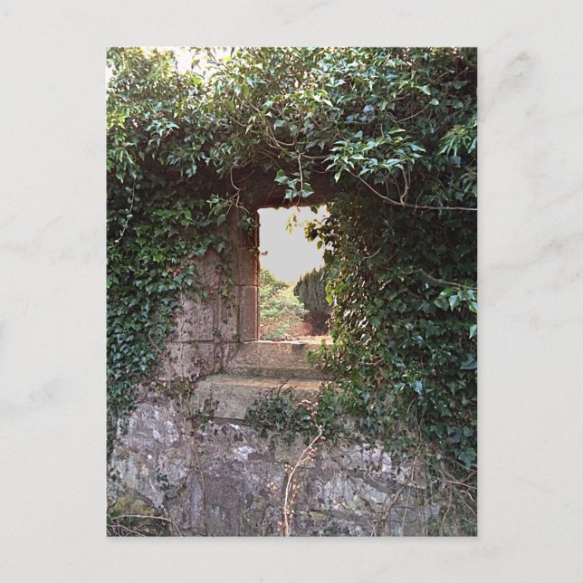 Side Window at West Kirk Culross Postcard (Front)