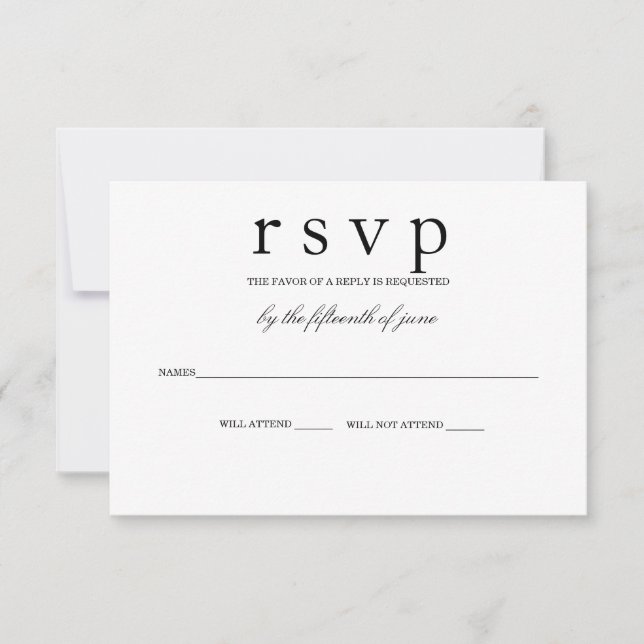 SideBar RSVP Card (Front)