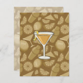 Sidecar cocktail (Front/Back)