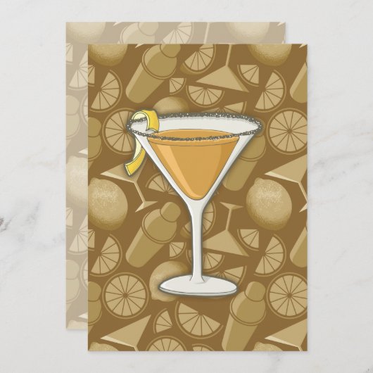 Sidecar cocktail (Front/Back)