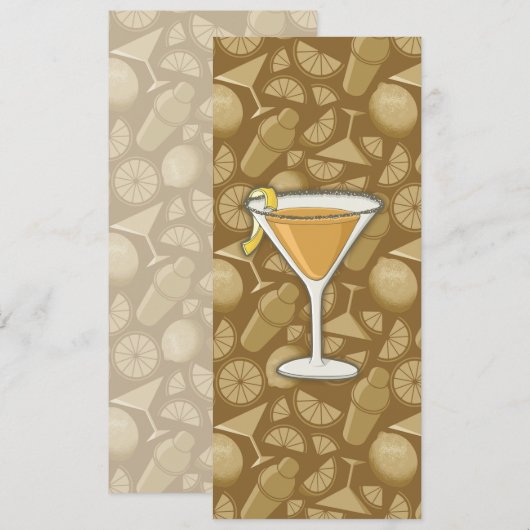 Sidecar cocktail (Front/Back)