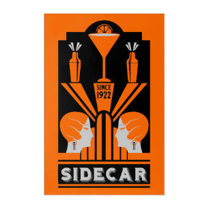 Sidecar Cocktail Art Deco