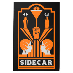 Sidecar Cocktail Art Deco