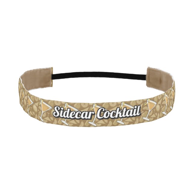 Sidecar cocktail athletic headband (Front)