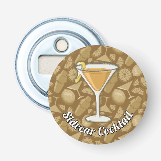Sidecar Cocktail Bottle Opener (Front)