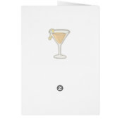 Sidecar cocktail cards (Back)