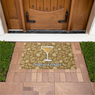 Sidecar cocktail doormat