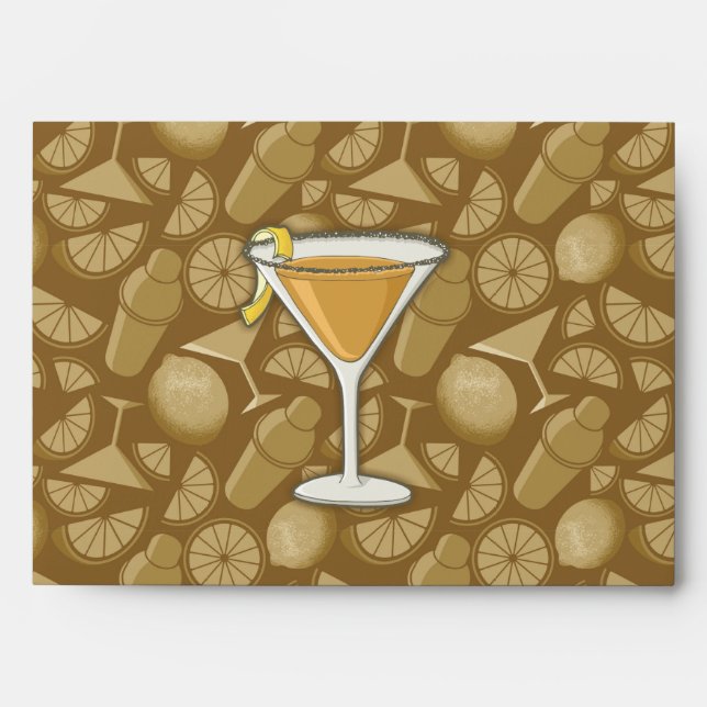 Sidecar cocktail envelope (Front)