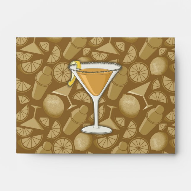Sidecar cocktail envelope (Front)