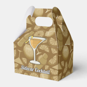 Sidecar cocktail favor boxes