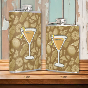 Sidecar cocktail flask