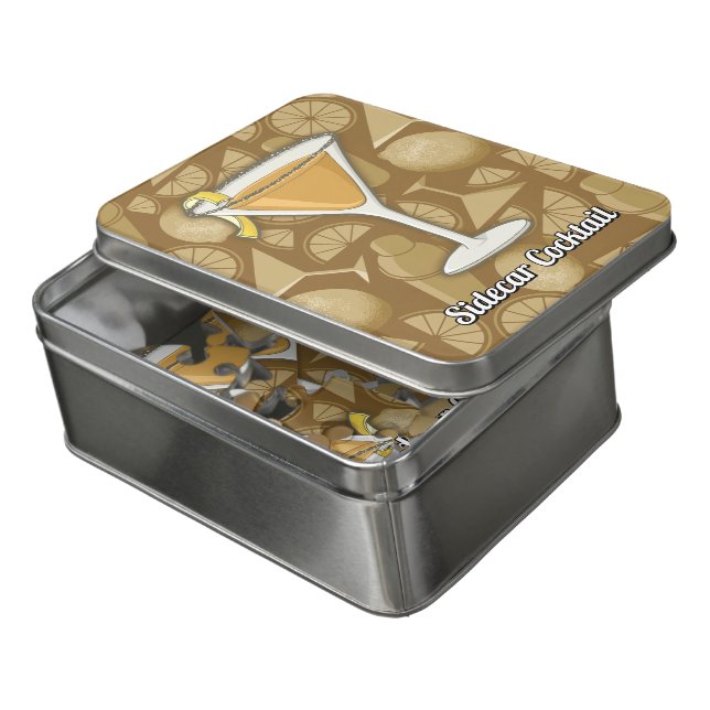Sidecar Cocktail Jigsaw Puzzle (Lid Open)