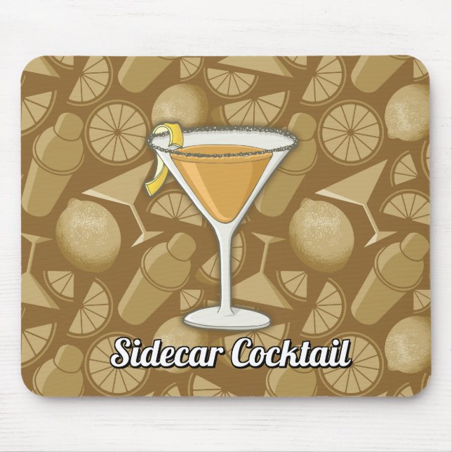 Sidecar cocktail mouse pad (Front)