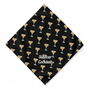 Sidecar Cocktail Pattern Bandana