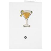Sidecar cocktail Recipe Cards (Back)