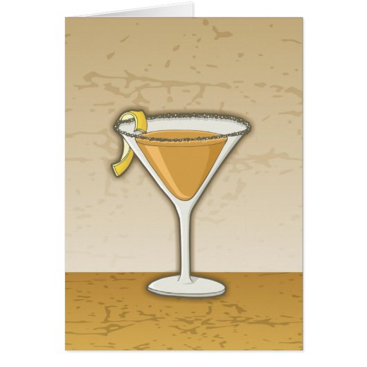 Sidecar cocktail Recipe Cards (Front)
